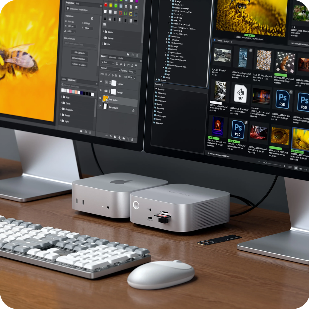 Thunderbolt 5 CubeDock™ with SSD Enclosure