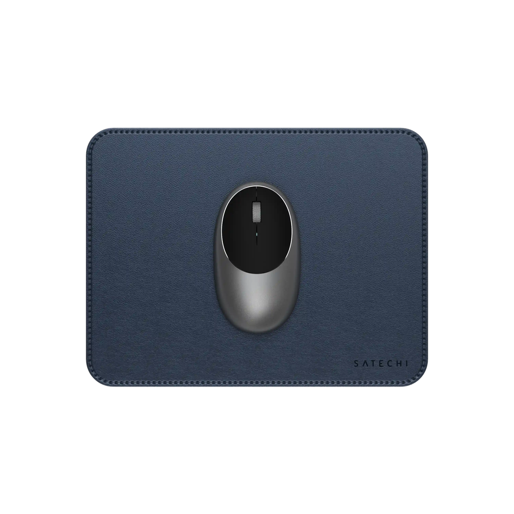 [ST-LMPB] Vegan-Leather Premium Mouse Pad (Blue)