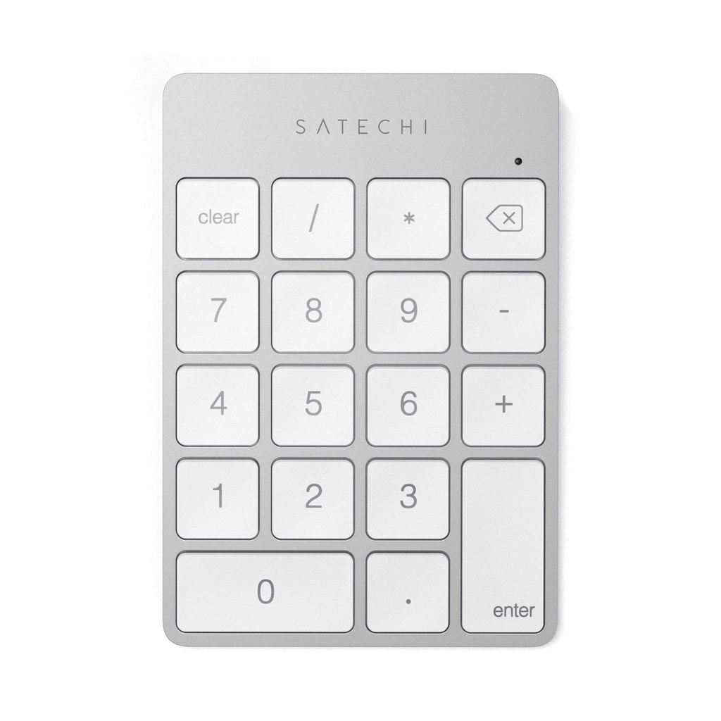 [ST-SALKPS] Aluminum Slim Rechargeable Bluetooth Keypad (Silver)