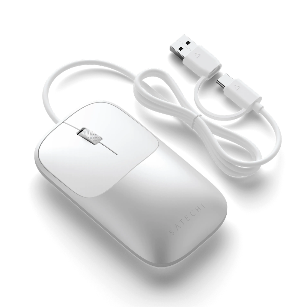 [ST-MULXS] Slim LX Wired Mouse (Silver)