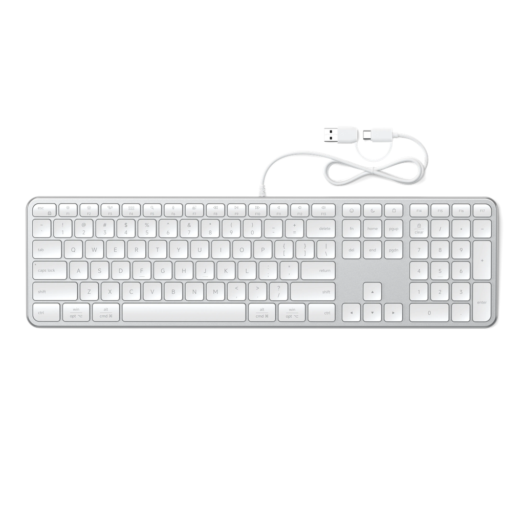 [ST-KULX3S-EN] Slim LX3 Wired Keyboard (Silver)