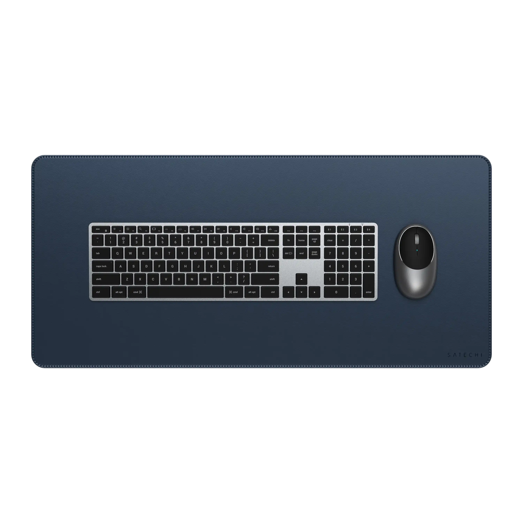 [ST-LPDMB] Vegan-Leather Premium Desk Mat (Blue)