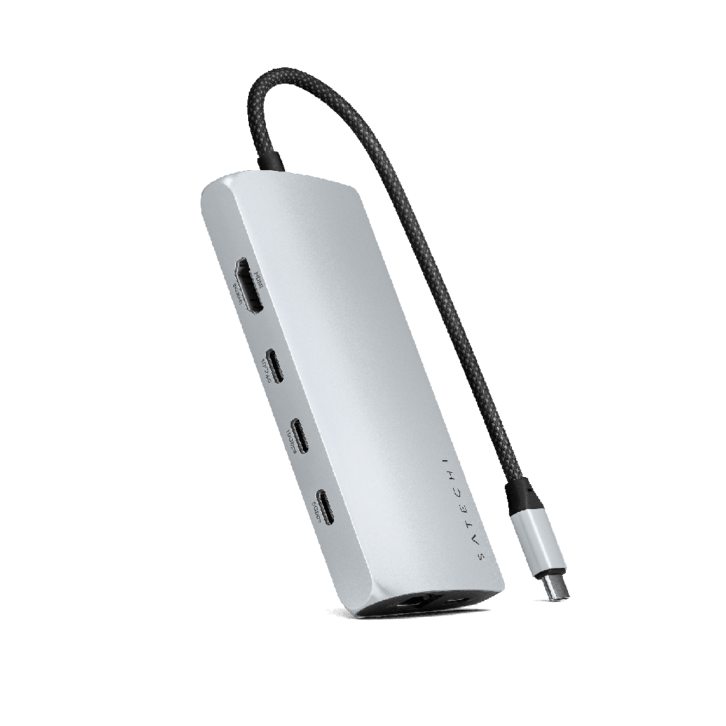 [ST-P8KES] USB-C Multiport Adapter 8K With Ethernet V3 (Silver)