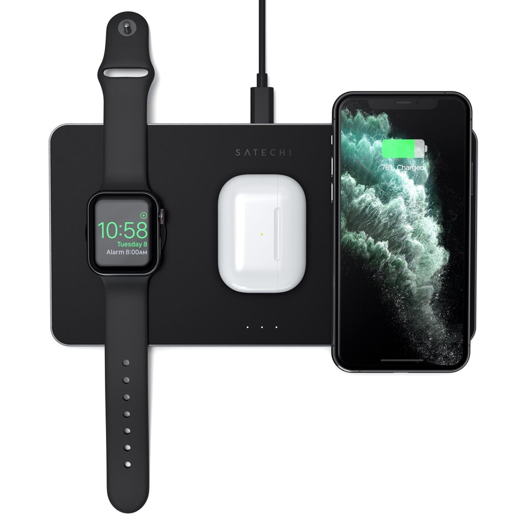 [ST-X3TWCPM] Trio Wireless Charger With Magnetic Pad