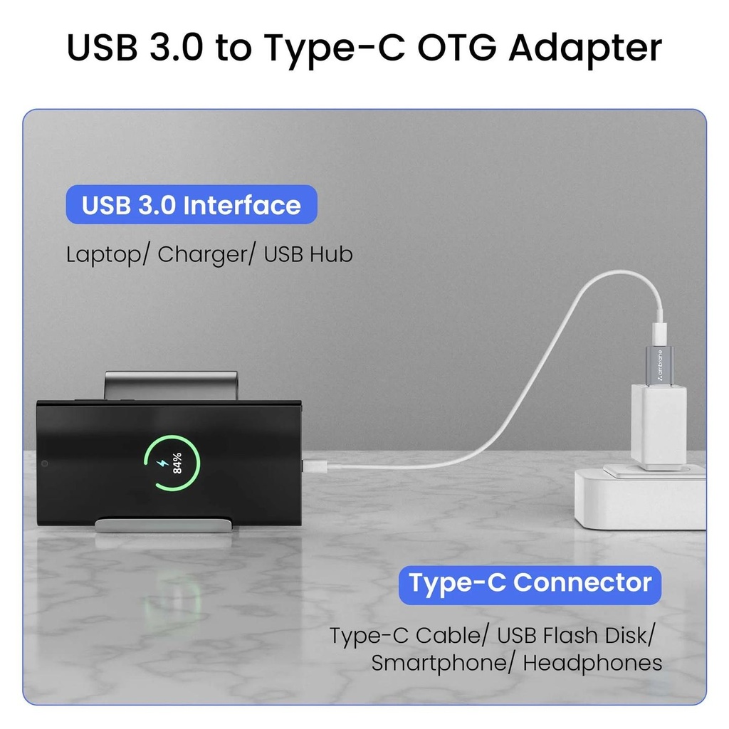 USB to Type C OTG Adapter