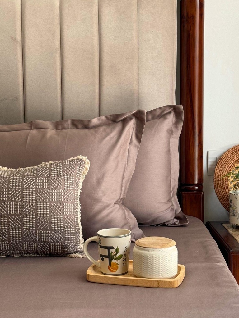 Seraph Taupe Treasure Bedsheet Set