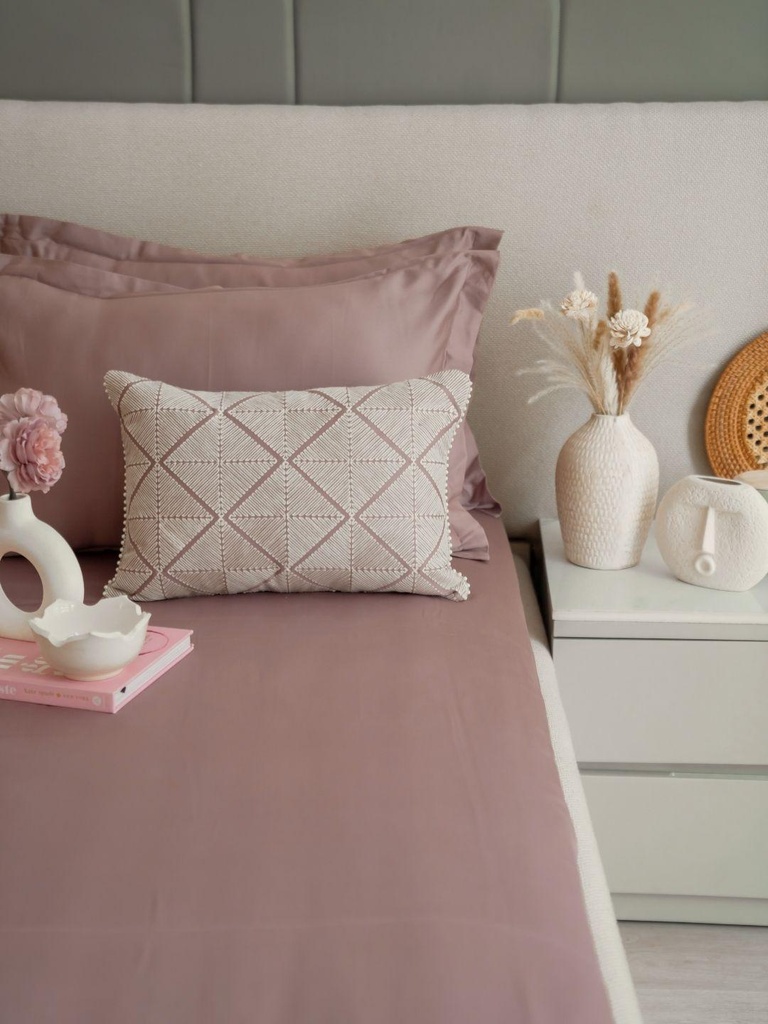 Cascade Old Rose Treasure Bedsheet Set