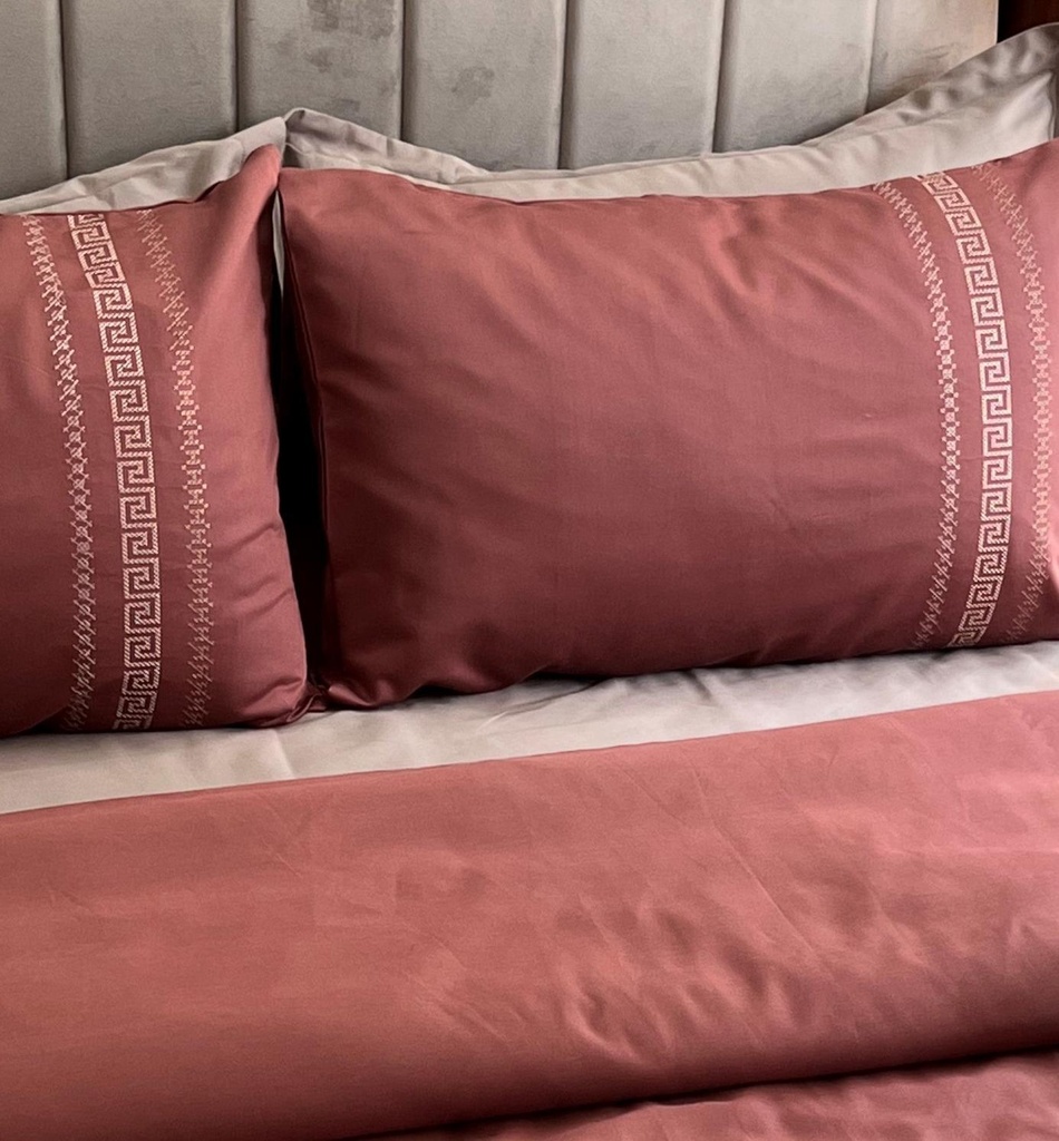 Lucas Blush 1000TC Cotton Rich Syona Bedsheet Set (5 pc Set)