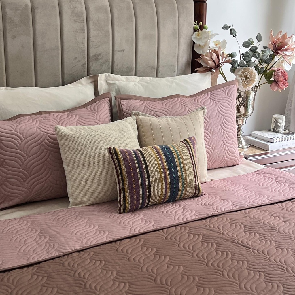 Comber Brandy Rose And Old Rose Cotton Rich Trousseau Set (10 PC Set)