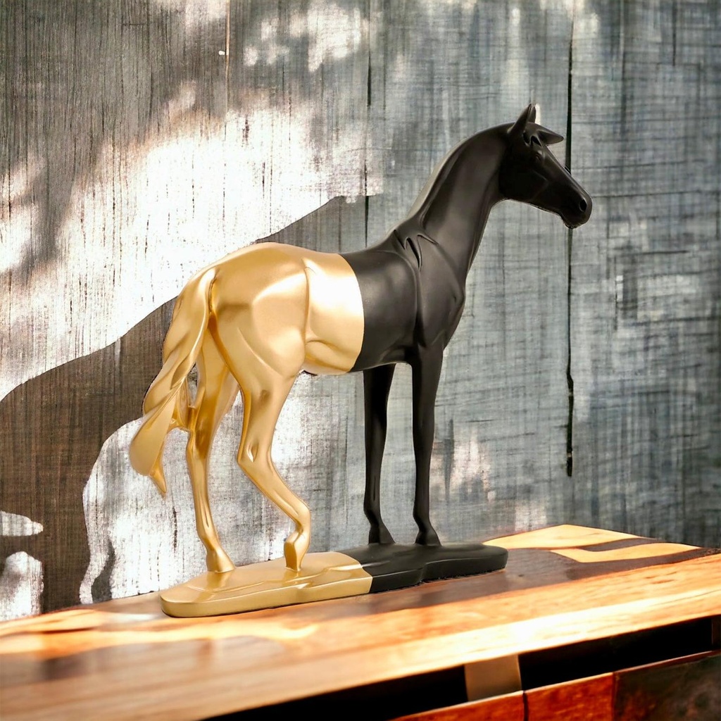 [SA#Cavallo Horse- BG] Cavallo Horse Black and Gold (Black)