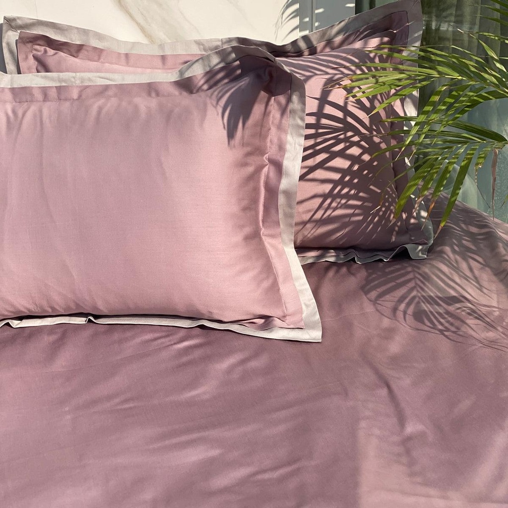 Old Rose Sandstone Grey Duplex Bedsheet