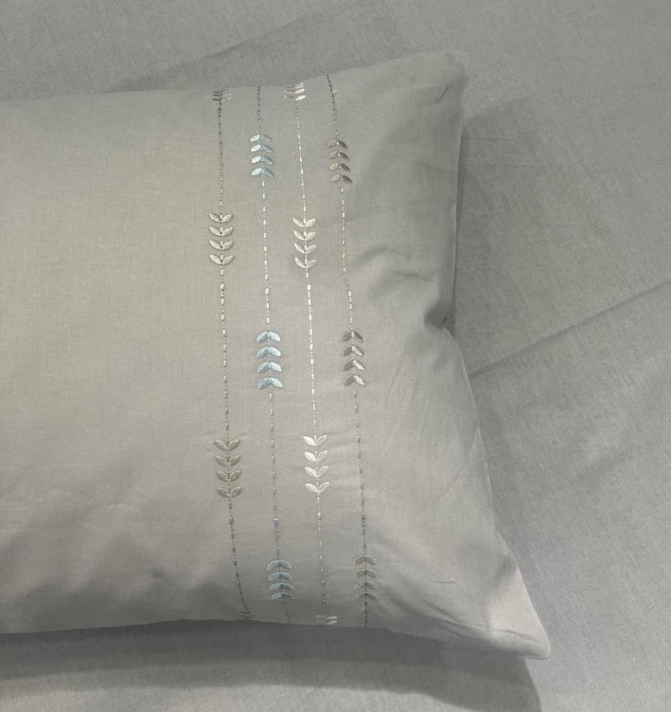 Petal Grey Cotton Bedsheet set