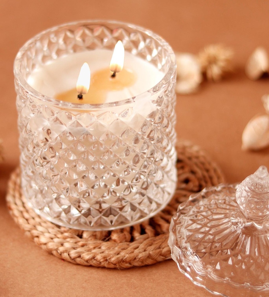 [SA#CAN-CRYS-01 (PINK)] Crystal Candle (Pink)