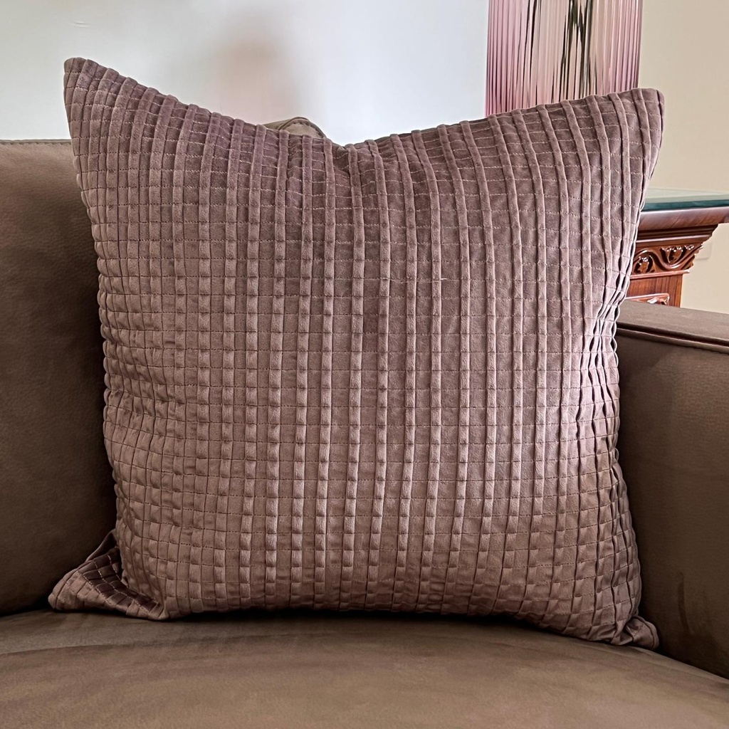 Decorative Bello Lilac Velvet Cushion Cover 16x16