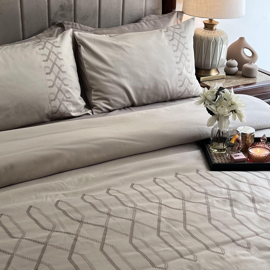 Tribe Beige Syona Duvet Cover