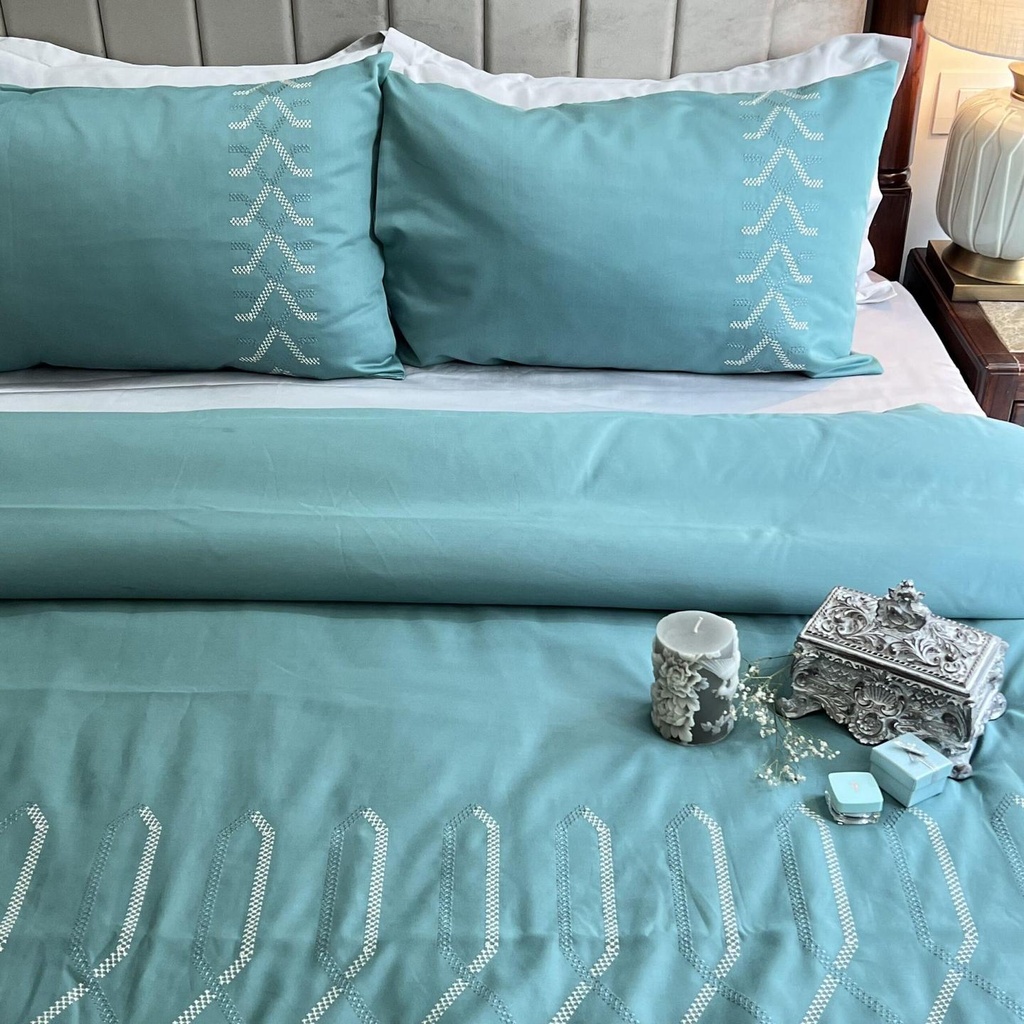 Tribe Turquoise Syona Duvet Cover