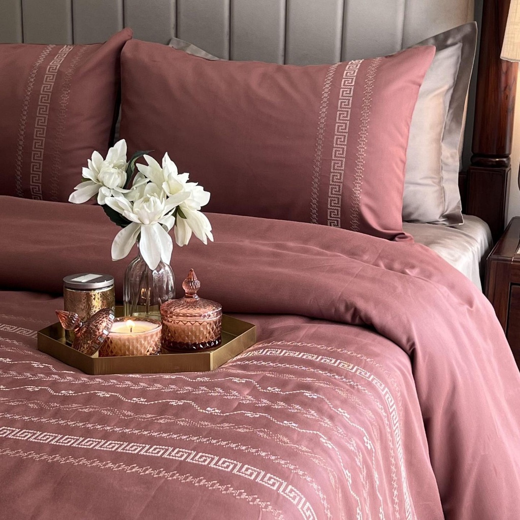 Lucas Blush Syona Duvet Cover