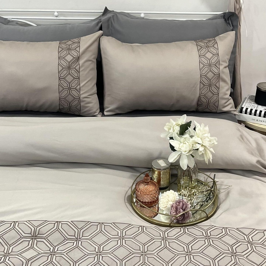 Arc Beige Syona Duvet Cover