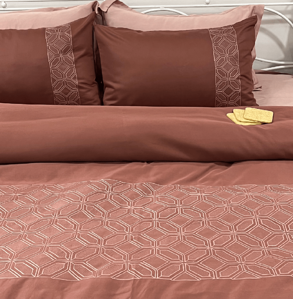 Arc Blush Syona Duvet Cover