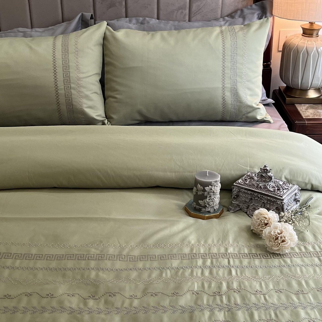 Lucas Lime Green Syona Duvet Cover Set