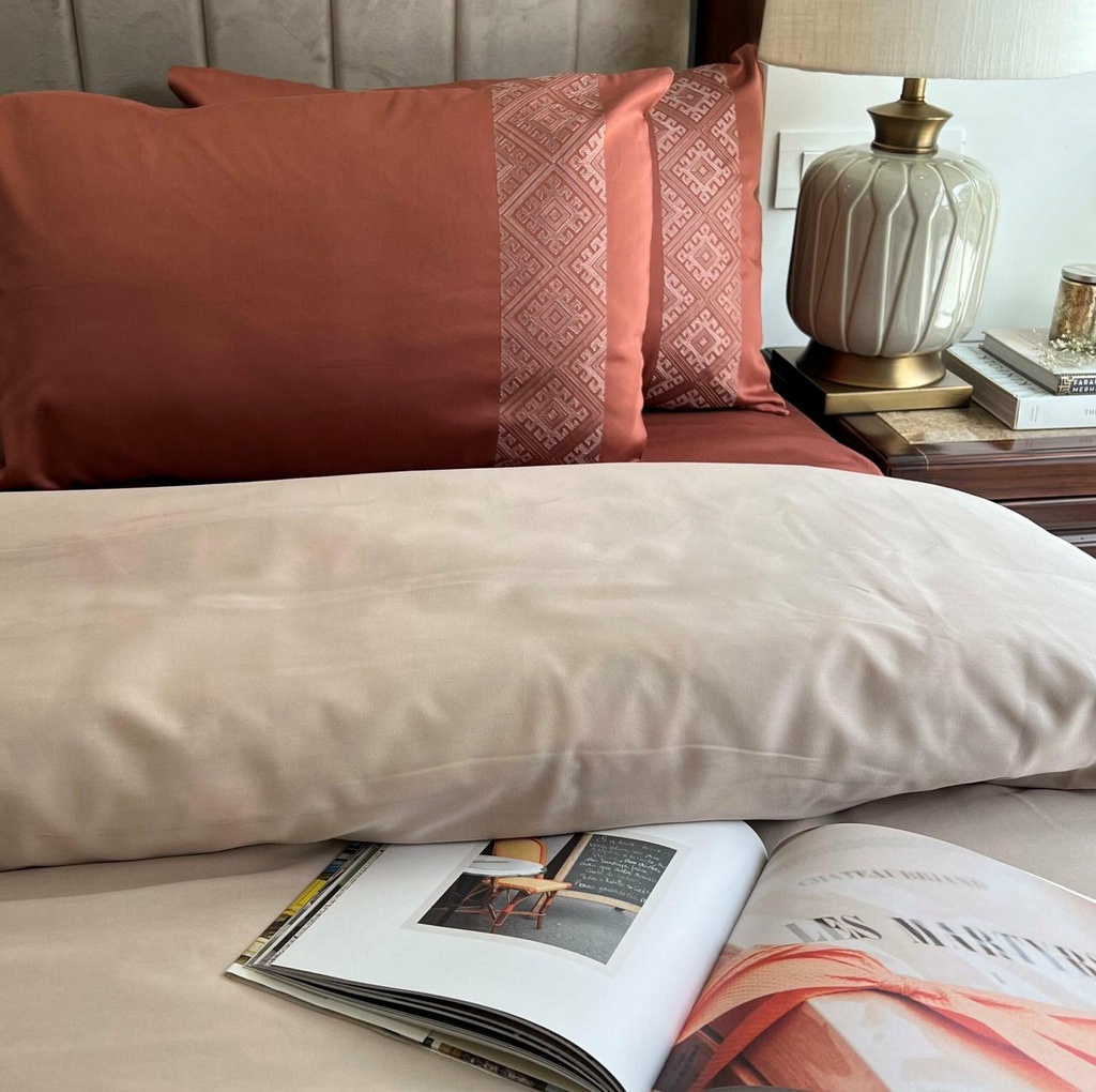 Arcane Terracotta Buff Dreams Duvet Cover