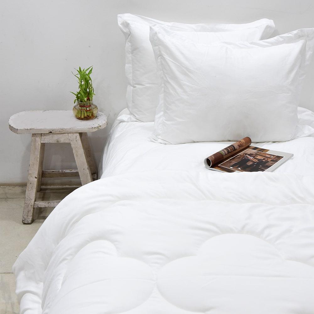 [SA#DU/SET001-WHITE] Luxe Duvet Cover Set (White)