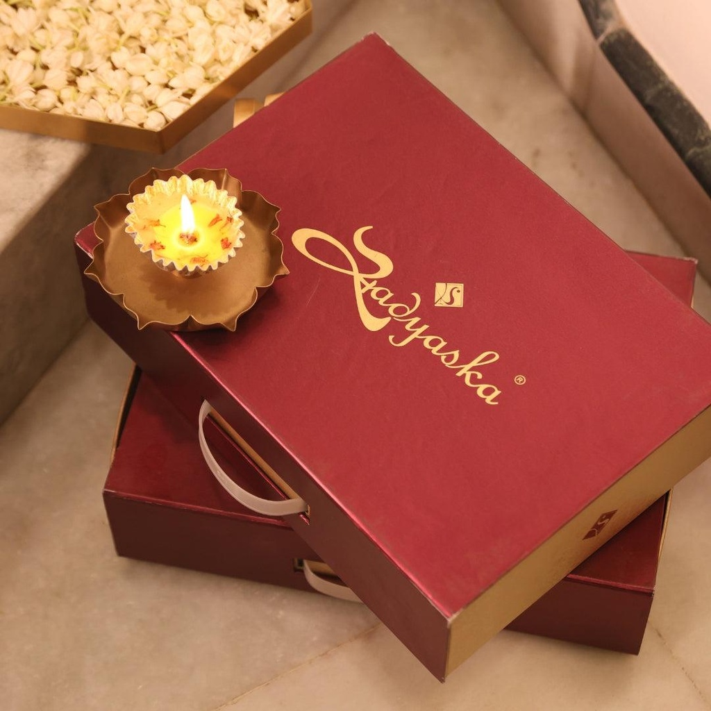 [SA#GIFT-BOX-MA] Classic Maroon Magnetic Gift Box