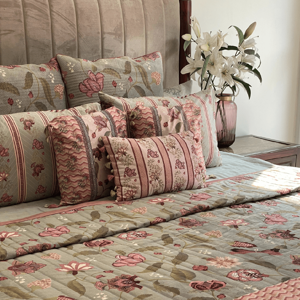 [SA#TRO-GUL-SAGE] Gulzar Sage Green Trousseau Set (15 PC Set)