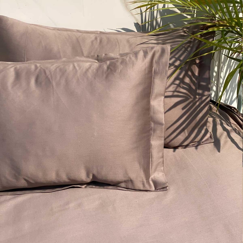 Sadyaska Khaki Pillow Covers (18″X27″) (Set of 2)