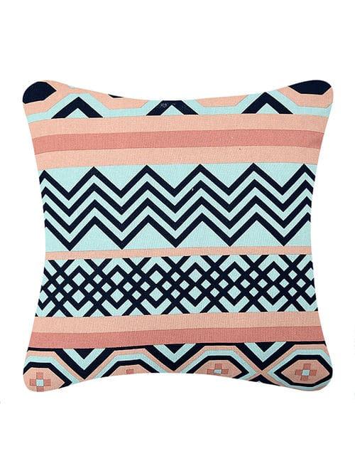 Multicolor Cushion Cover Geometric Pattern Sofa Car Patio Printed Cushion Case with Tassels 16x16…