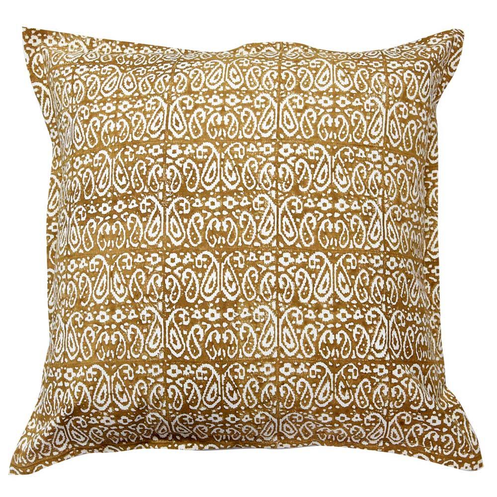 Traditional Hand Block Printed Cushion Case 26"X26" Living Room, Car, Home Linen Block Print Cushion Cover…